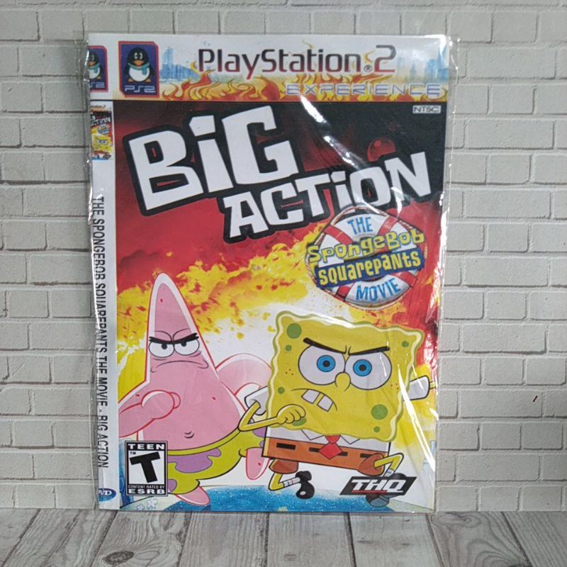 CD  KASET KOPAB PS2 Spongebob BIG Action