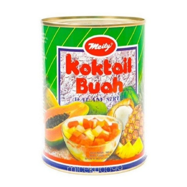 

MEILY FRUIT COCKTAIL 565GR KOKTIL BUAH CAMPUR DALAM SIRUP KALENG