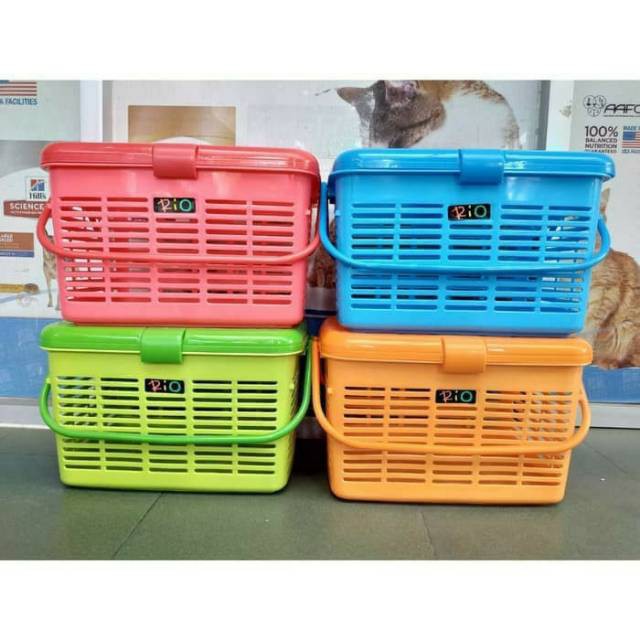 GOJEK ONLY MASPION PLASTIC KERANJANG KUCING SERBAGUNA RIO BESAR UKURAN L PET CARRIER