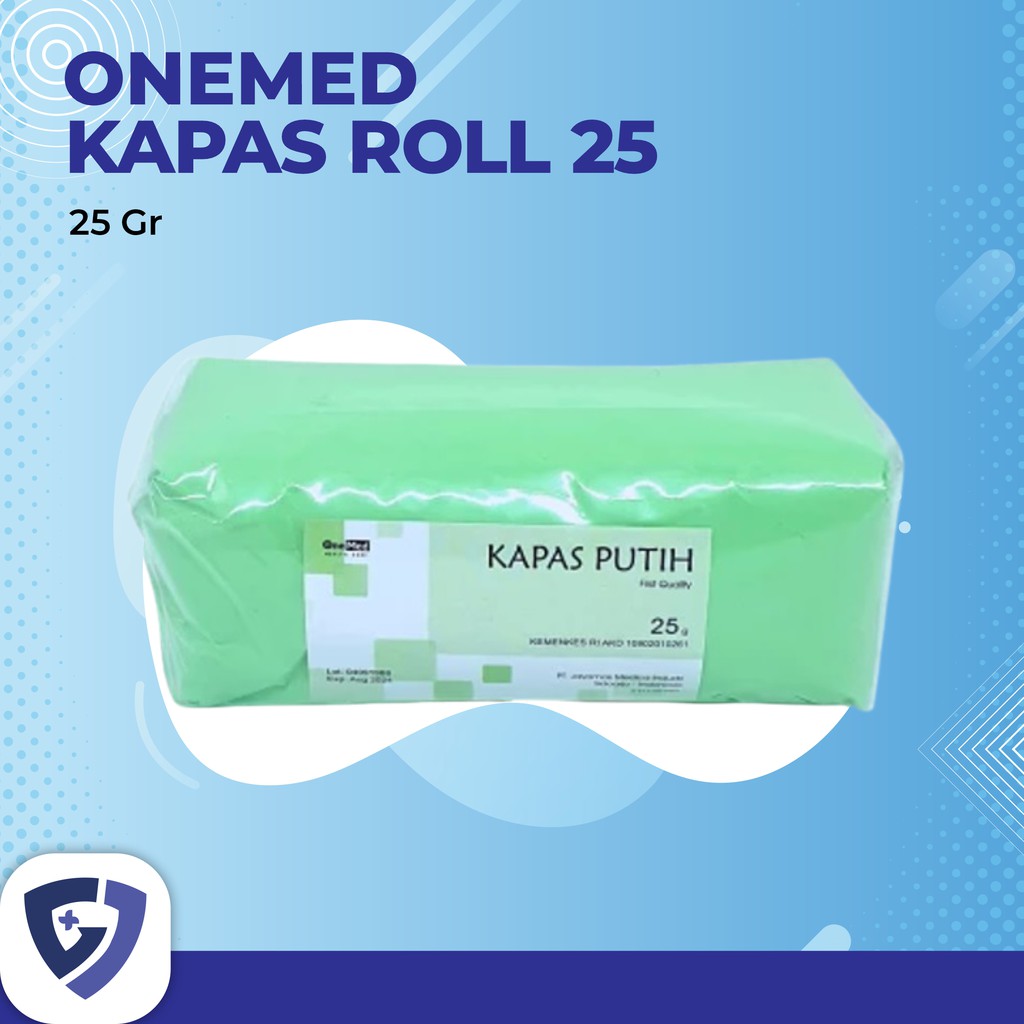 Jual Kapas Roll Kapas Pembalut Kapas Putih Gr Onemed Shopee