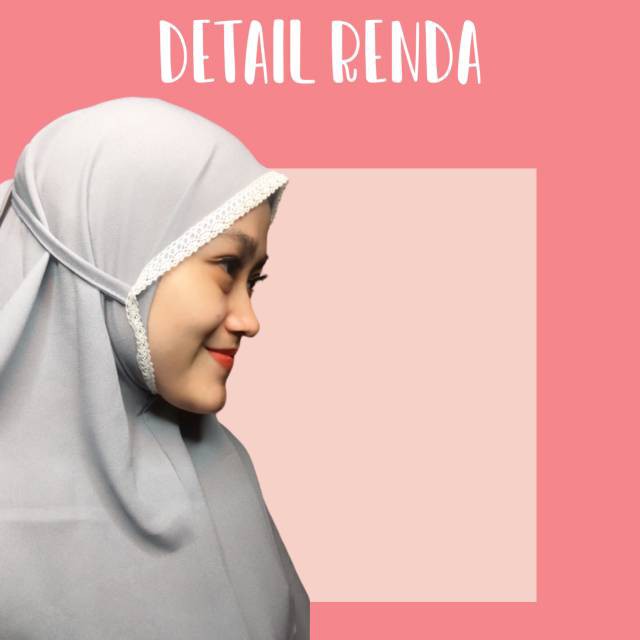 Bergo Maryam Renda Al-Azhar | Bergo Renda Diamond Premium