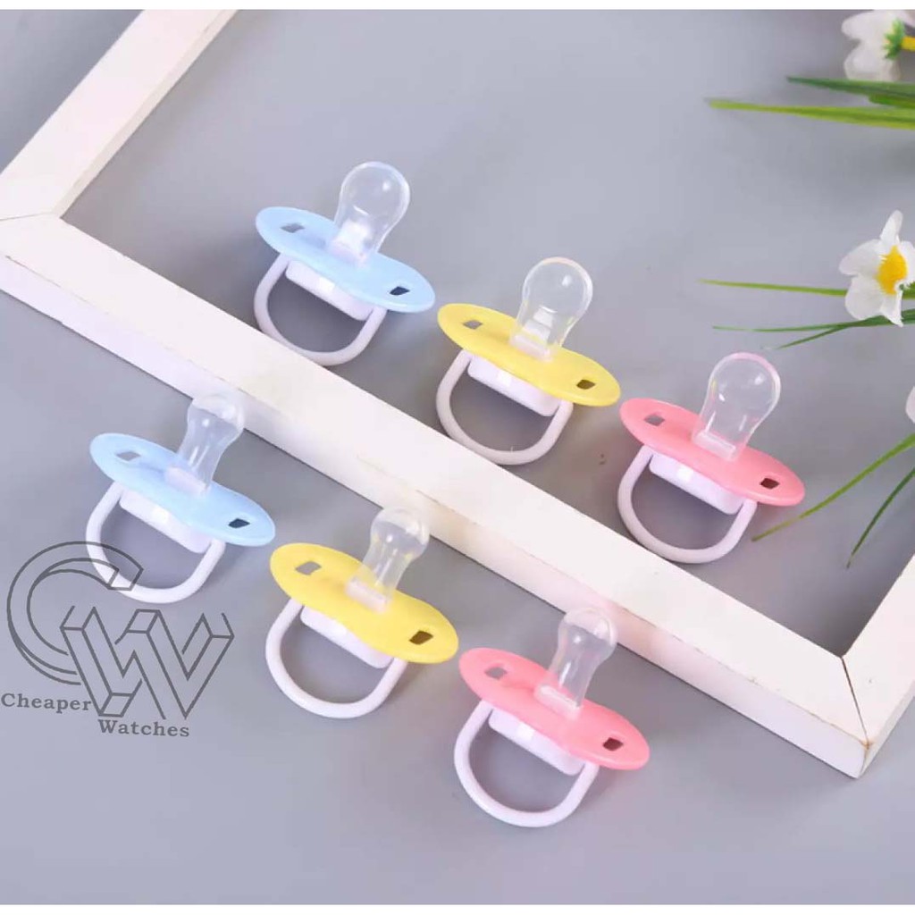 Cheaper-Empeng Bayi Dot Bayi Bulat Pola Kartun Baby Pacifier Soother