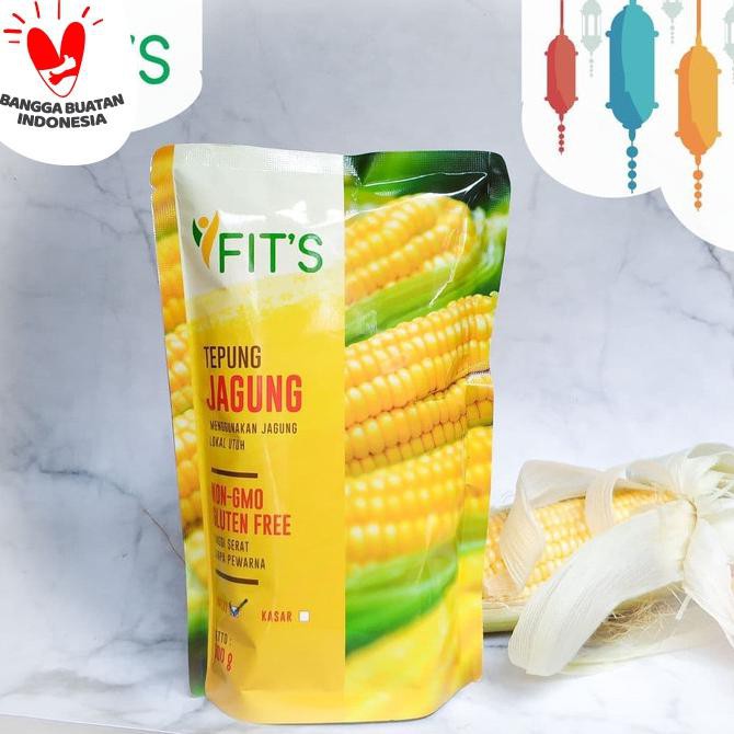 

Diskon Makanan Tepung Jagung (Polenta) NON GMO Fits Mandiri 500 Gram - Kasar