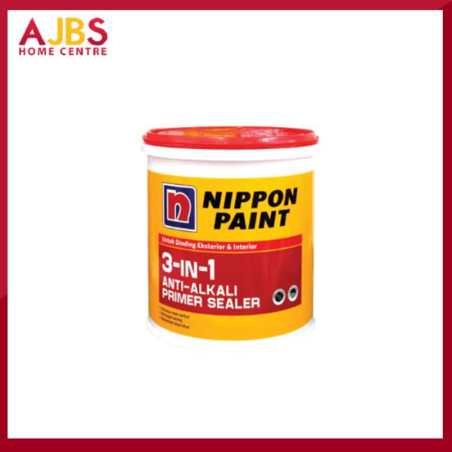 Jual Nippon Paint 3 in 1 Anti Alkali Primer Sealer 2.5 Liter Indonesia