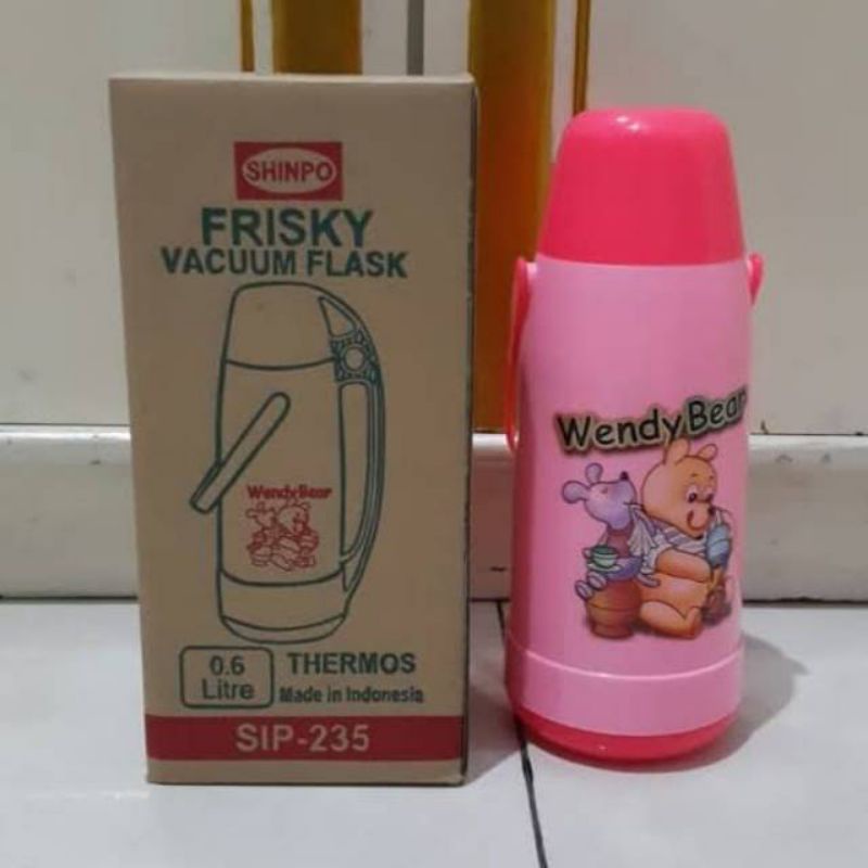 termos air panas shinpo/termos kecil/termos imut