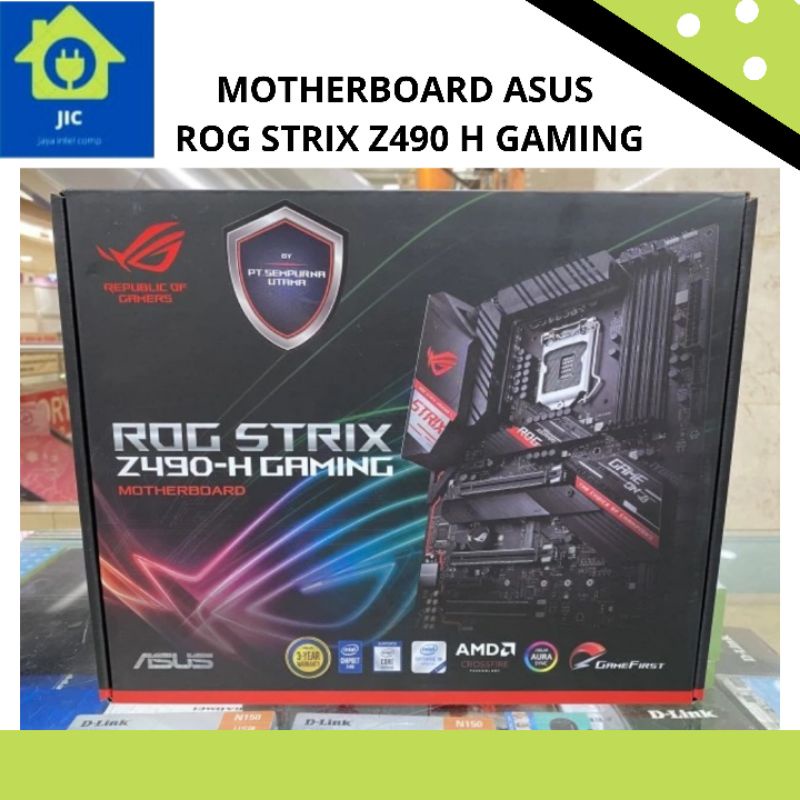 MOTHERBOARD ASUS ROG STRIX Z490 H GAMING