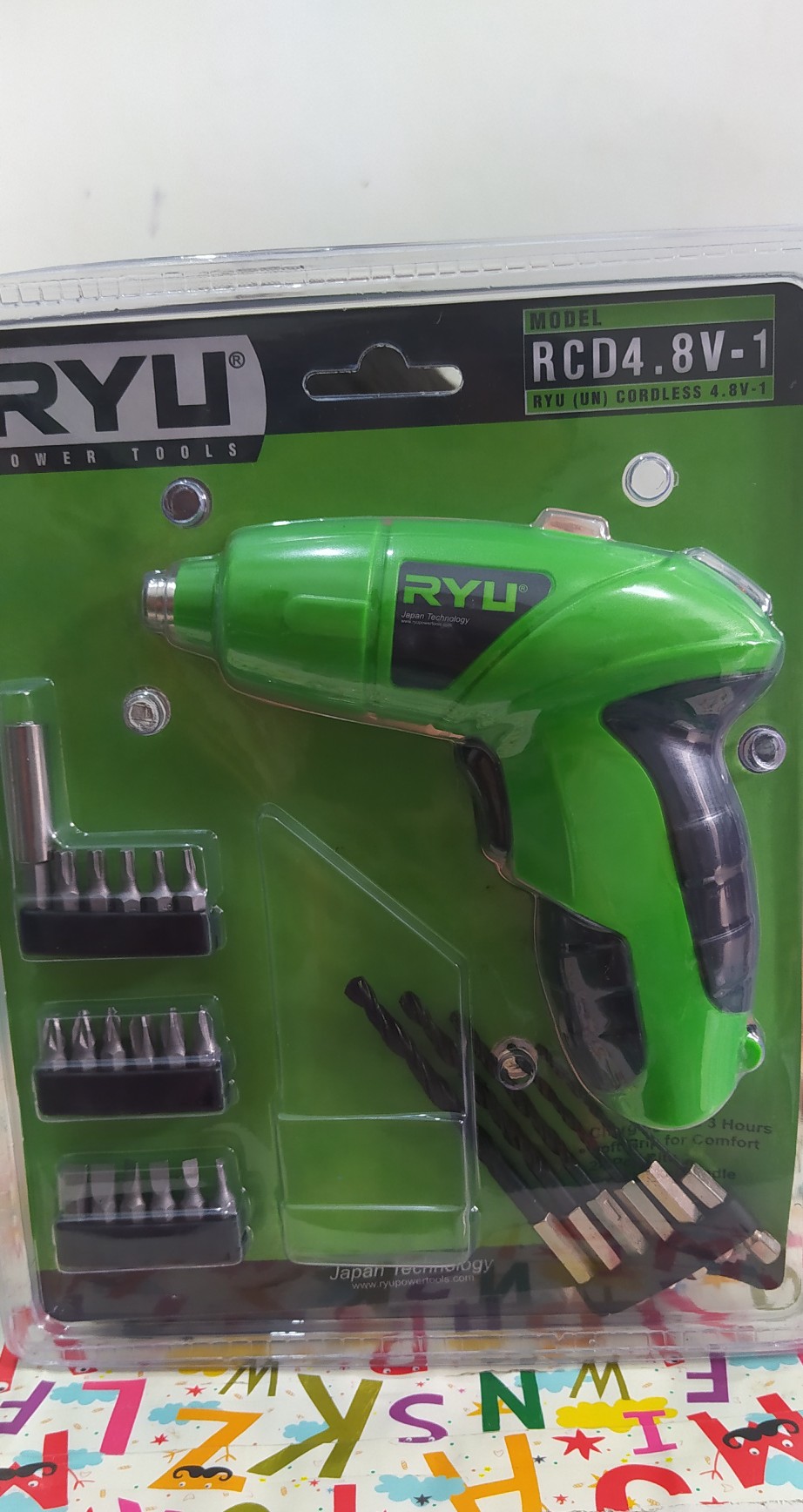 Ryu Bor Tangan Baterai Cordless 4.8 Volt Rcd 4.8v-1  Ryu