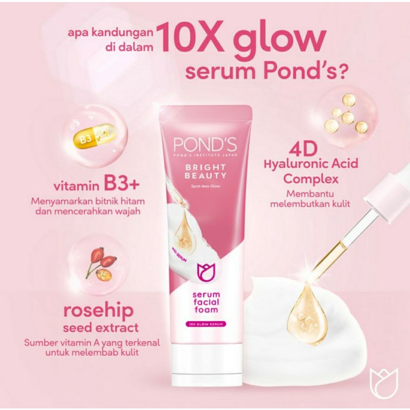 PONDS Bright Beauty Serum Facial Foam 100 gr