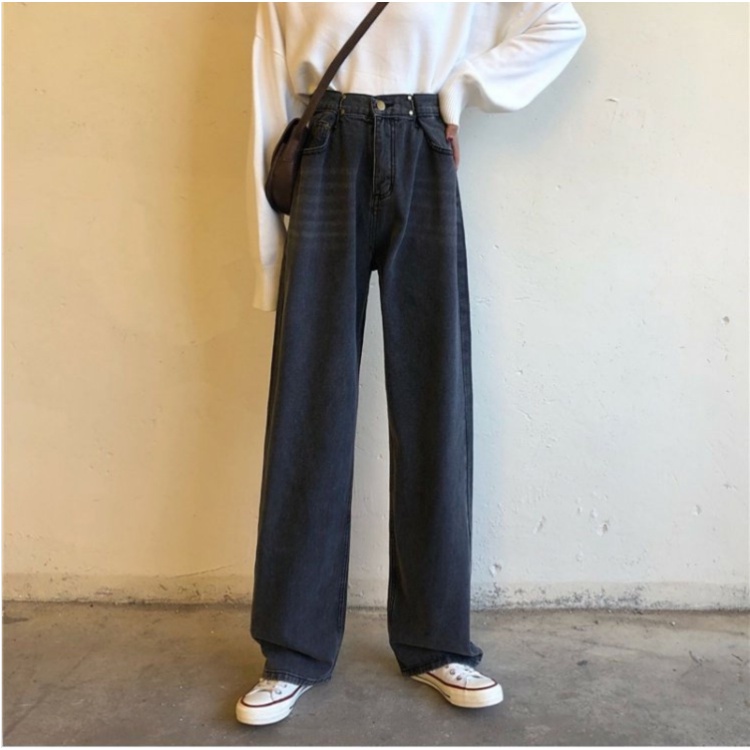 XIAOZHAINV Celana Panjang Wanita High Waist Jeans Korean Style 147