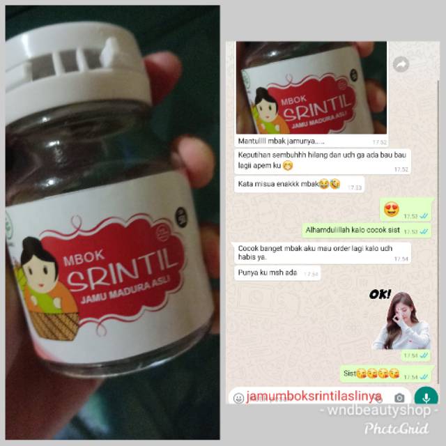 

JAMU MBOK SRINTIL ASLI (JAMU BEBAS KEPUTIHAN) BEST SELLER ISI 50 BUTIR