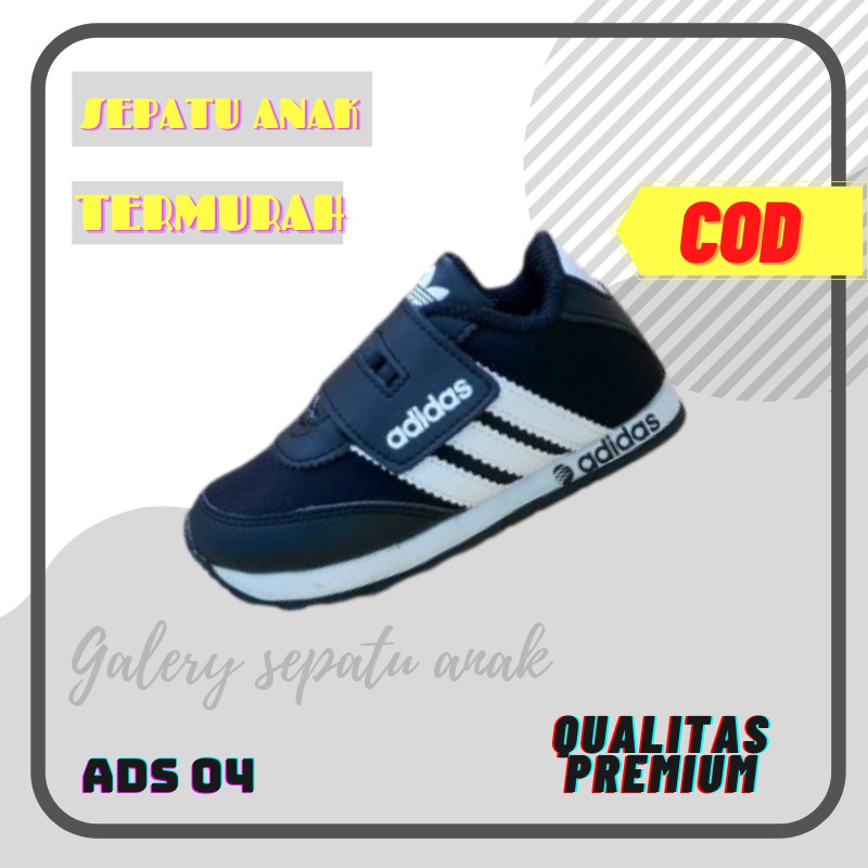 Sepatu Sekolah Anak Paud Tk Sd Laki laki Cowok Hitam