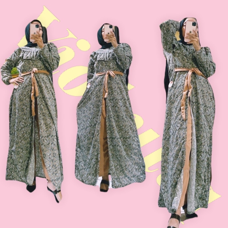 setelan gamis voxy premium