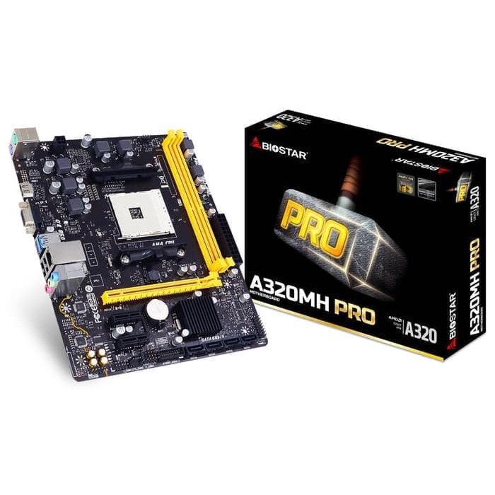 Terlaris Motherboard BIOSTAR A320MH PRO AM4 Berkualitas