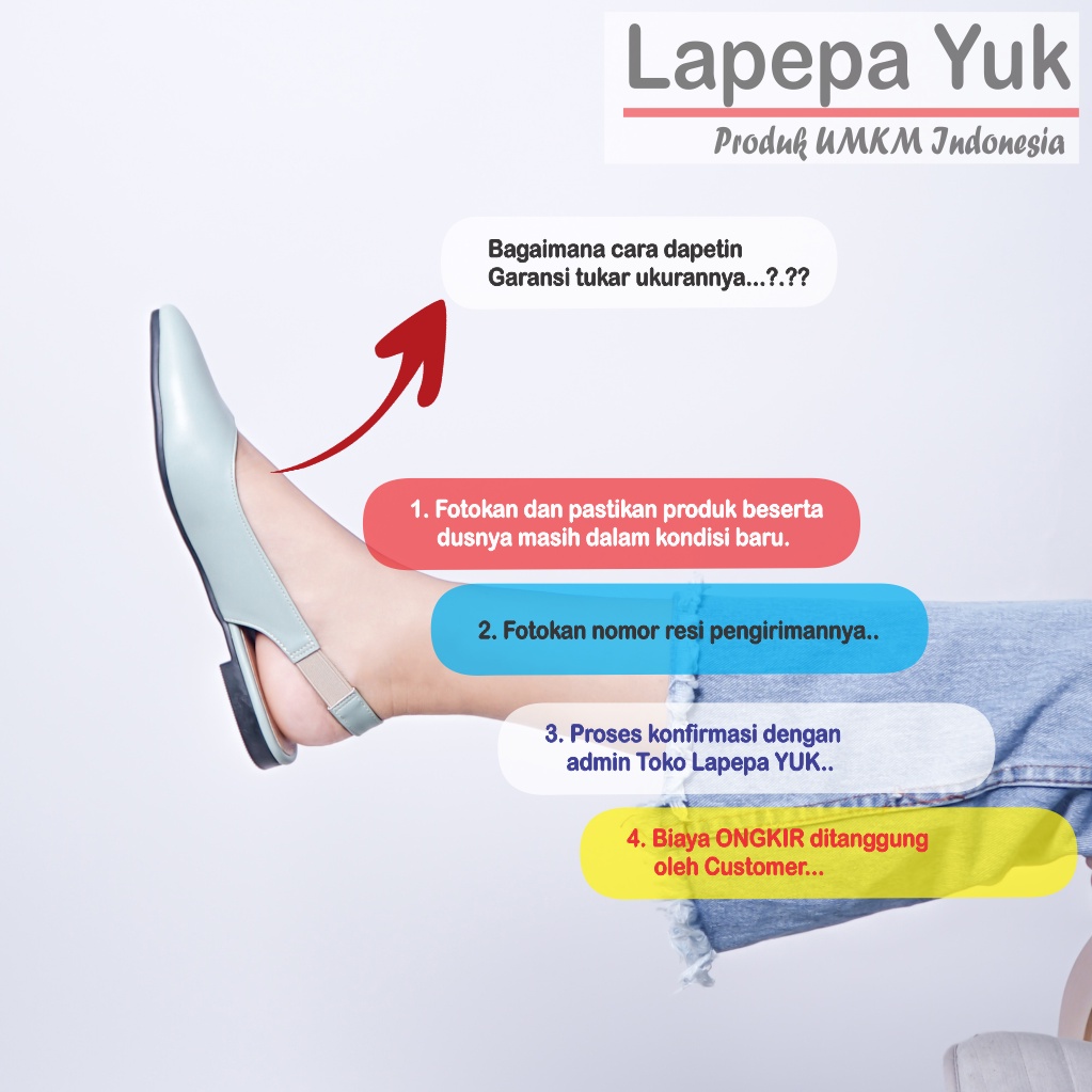 LAPEPA YUK - Sepatu Flat Shoes Wanita FREYA ALL COLOR Untuk Kerja kantor Spatu Flatshoes Cewek Kuliahan Jalan Santai Casual Empuk Nyaman Slop Lancip Warna Black Hitam Putih Selop Premium Original Kekinian Terbaru Shoes ORI Mall Official Store