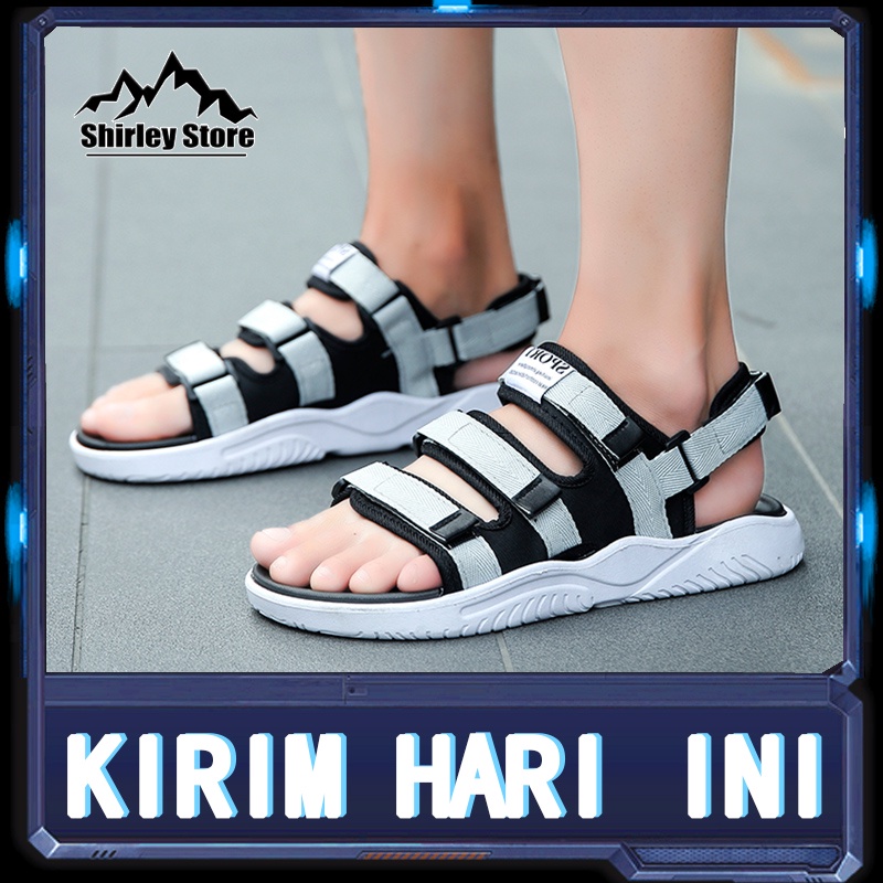 ⭐⭐⭐⭐⭐[ Barang ready + COD ]  TVF Sandal Gunung Pria /Sendal Pria/Sendal Pria Dewasa/Sandal Pria Original/Sandal Pantai Karet Pria /Sendal Pria /Tebal Karet Premiun Anti Slip Original Impor - 24 bulan perbaikan gratis