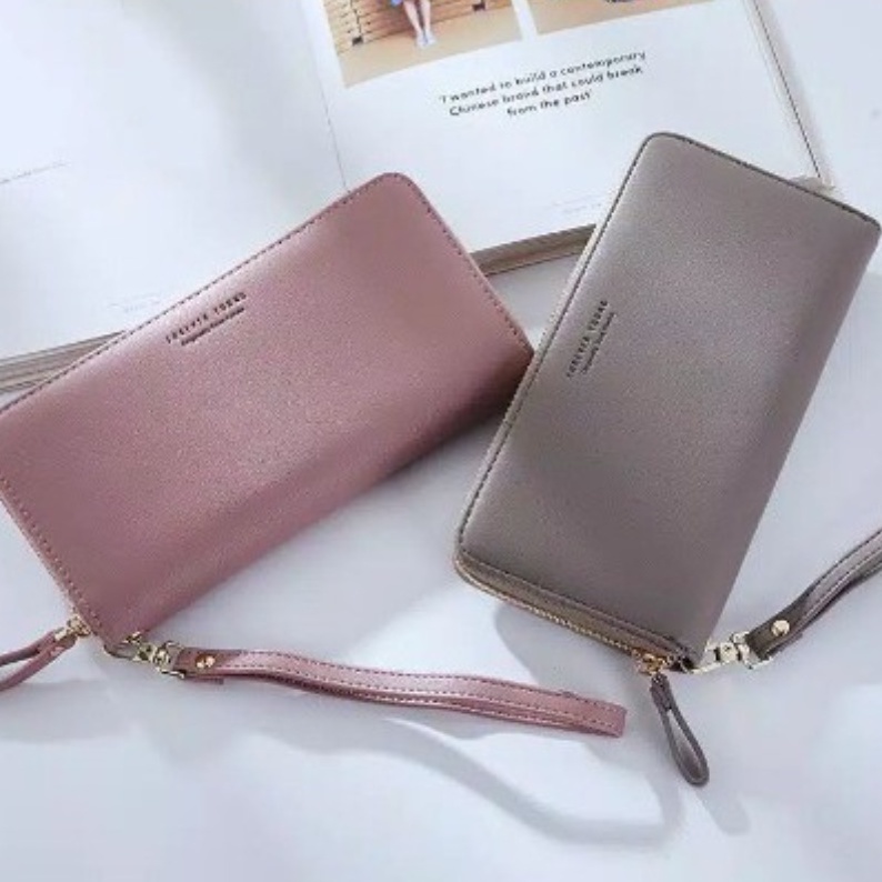 BAJ Dompet Panjang Wanita Gaya Korea Import DOMPET WANITA 3 RUANG / TF081