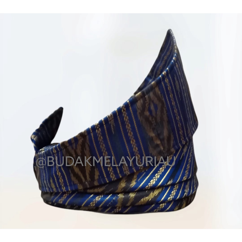 TANJAK MELAYU PREMIUM HIGH QUALITY IKAT BALONG RAJA FULL SONGKET SIMPUL BELAKANG BUDAK MELAYU RIAU