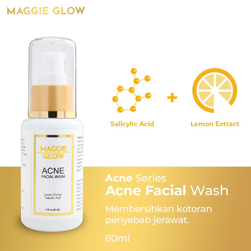 MAGGIE GLOW ACNE FACIAL WASH BPOM NA18161204142 by AILIN