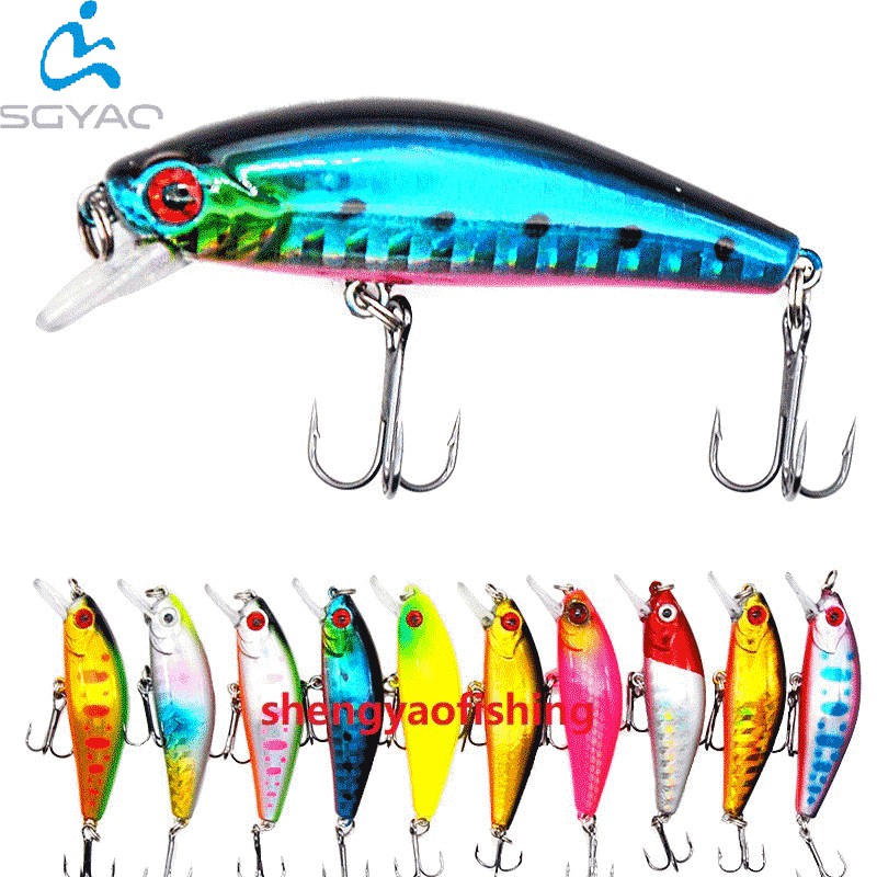 《Flash Sale》Shengyao 1Pcs Sinking Minnow Umpan Pancing 58mm 6.5g Swimbait Fishing Lure Bass Wobbler Ikan Kecil Kail Memancing Kait