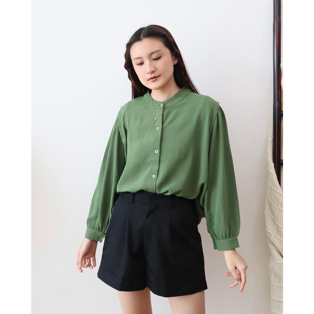 Blouse Wanita Crinkle Airflow / Blouse Vella Wanita / Blouse Crinkle Murah / Vella Crinkle Airflow