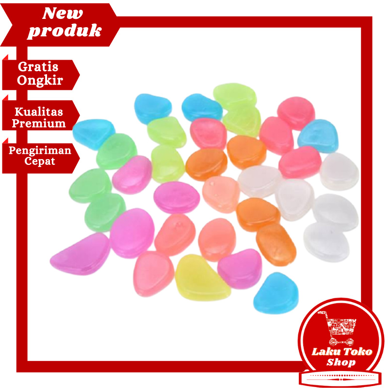 LK BATU MENYALA ORNAMENT STONE GLOW IN THE DARK / BATU MENYALA MURAH