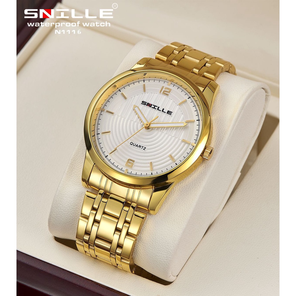 Snille Jam Tangan Rantai Wanita Unisex Original Asli Anti Air Waterproof 1116