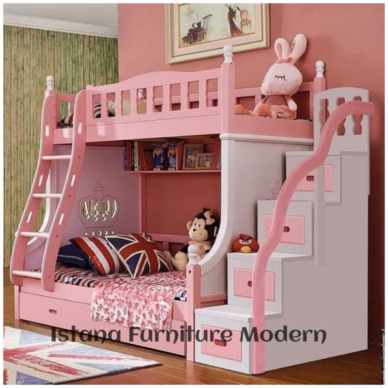 Dipan tingkat anak - Tempat tidur tingkat anak - Ranjang tingkat anak - Difan tingkat anak