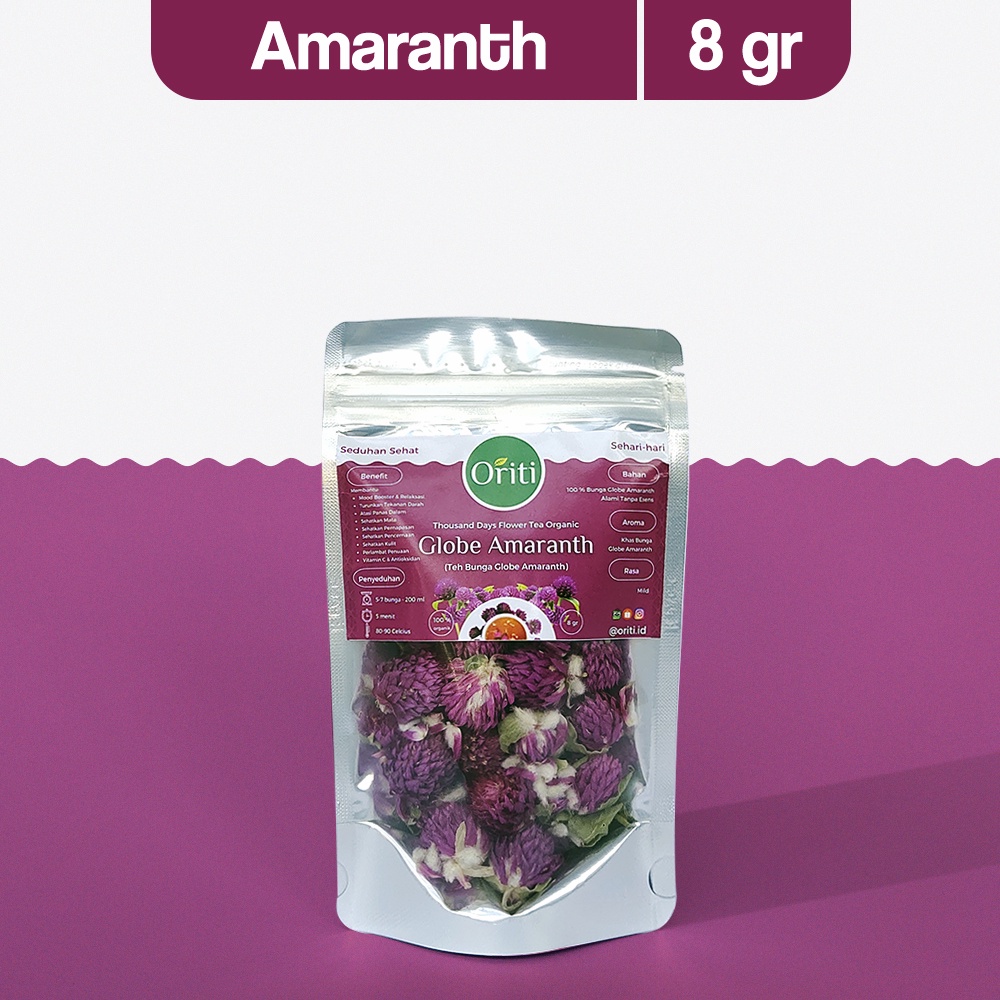 

AMARANTH TEA | Teh Amaranth | 8 gr | Teh Bunga Asli | Teh Bunga Premium | Oriti