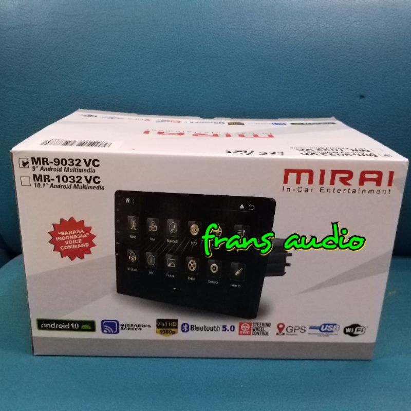 Mirai MR 9032VC MR9032VC head unit tape mobil Android 9032 VC 9 inch