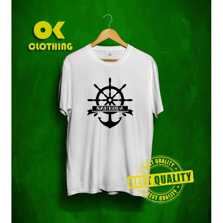 Baju kaos Nahkoda Kapal simple keren -provermerch