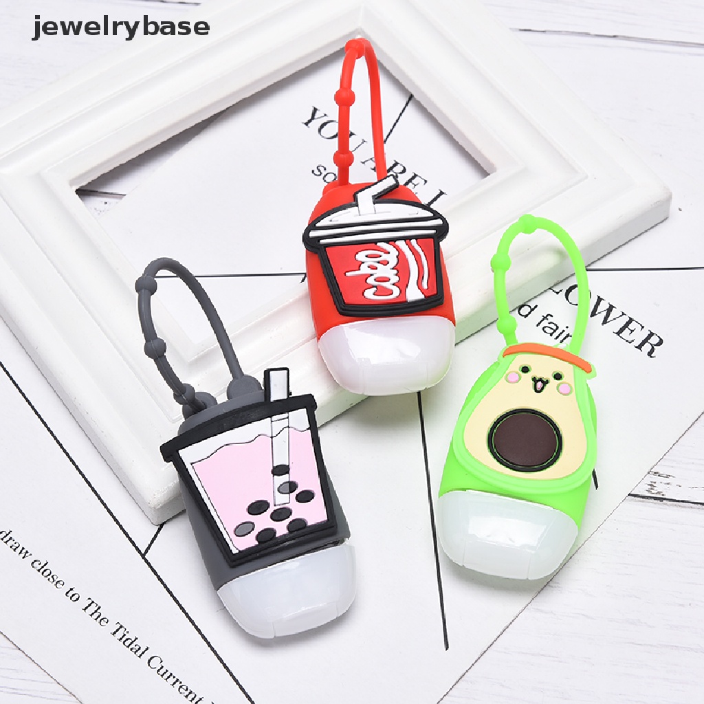 (Base) Botol Kosong Holder Lotion / Hand Sanitizer Motif Kartun Lucu Ukuran 30ml