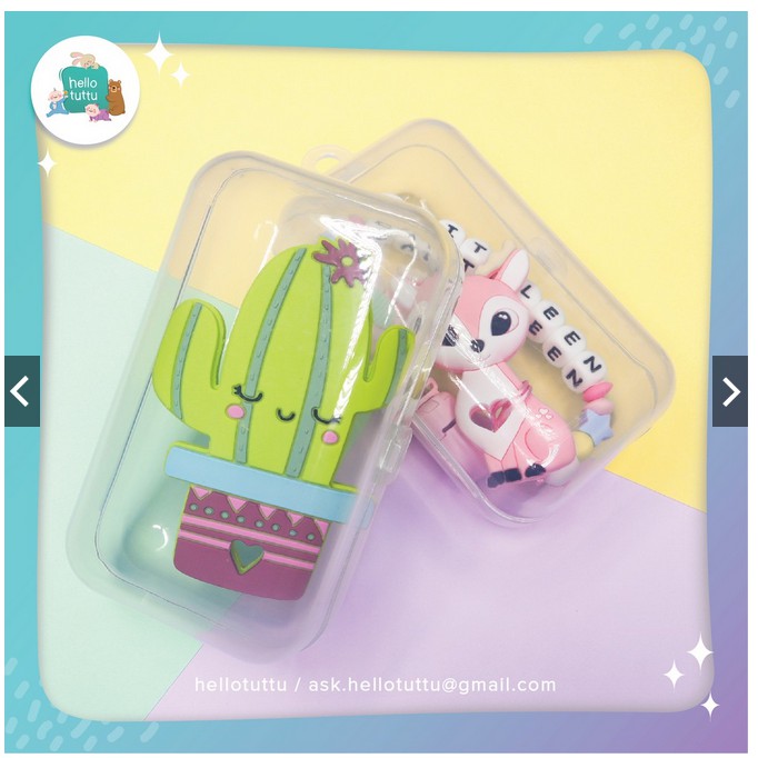 

Box/Kotak/Wadah Mika untuk Teether/Empeng, sudah include Packing Bubble Wrap dan Kardus