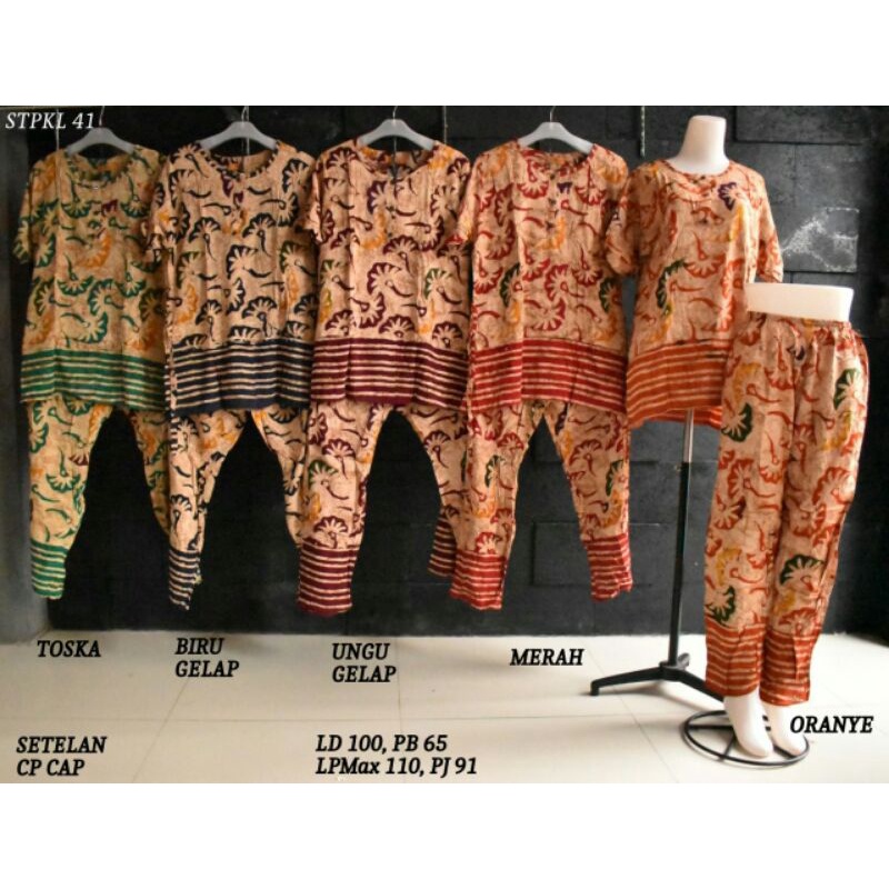 setelan kulot/baju tidur/baby doll batik pekalongan 41