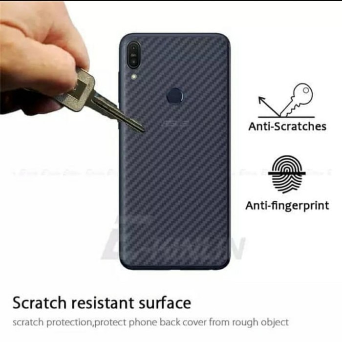 Back Skin Carbon Oppo A76 4G - Skin Carbon Oppo A76 4G