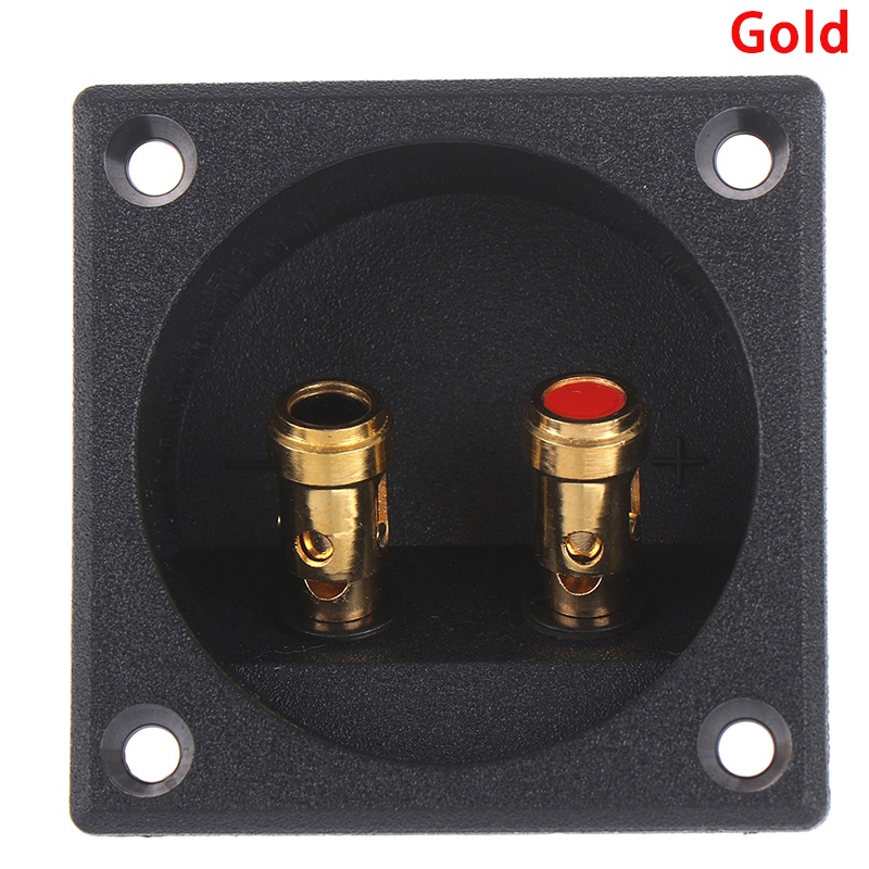 {LUCKID}1Pc 50mm Round Cup Subwoofer Plug Car Stereo Speaker Box Terminal Connector