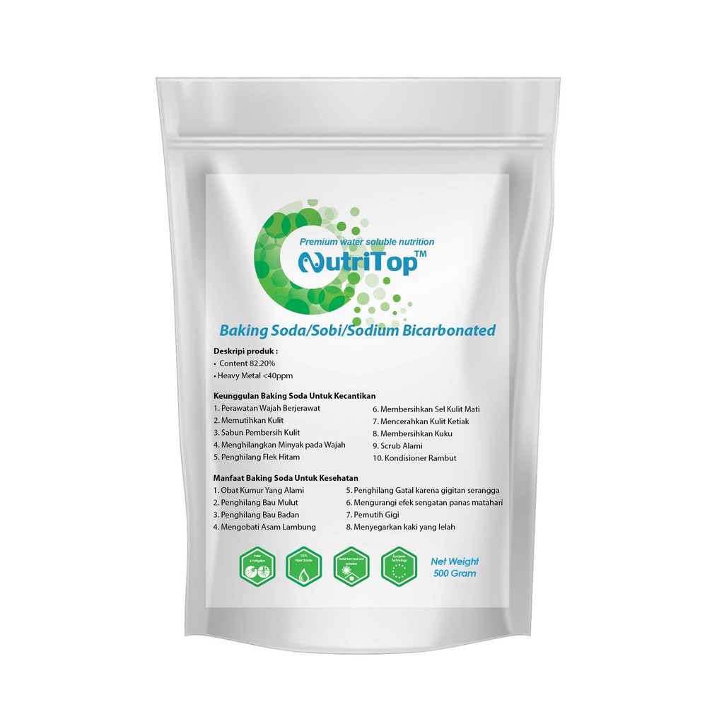 

Baking Soda/ Sodium Bicarbonat 500 gram