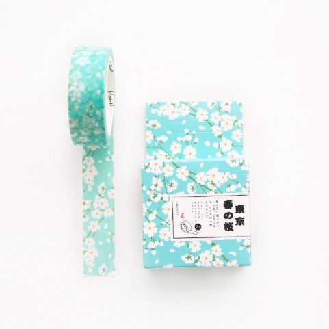 

Nikmati White Flower Washi Masking Tape Hot Sale