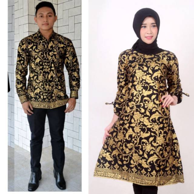 Couple Batik prada bakung ORI ready M L XL XXL seragam