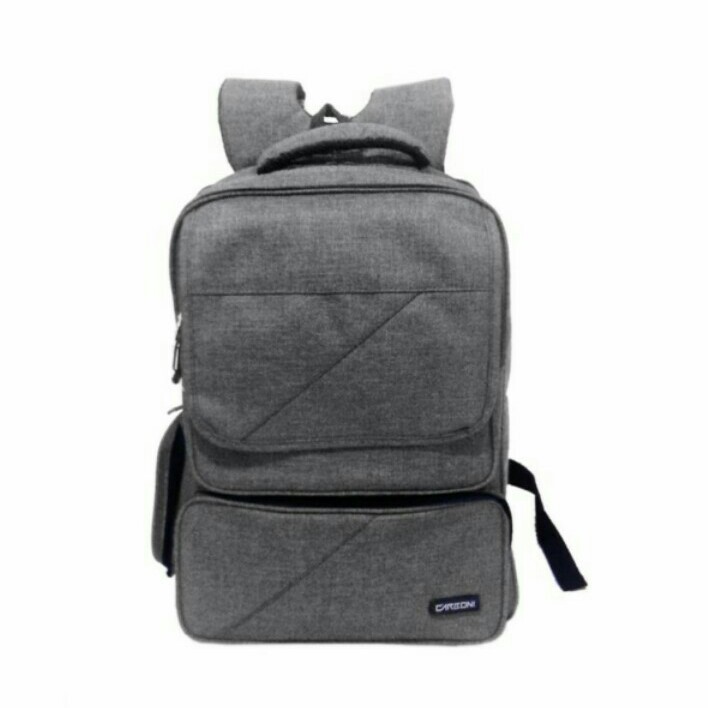 carboni tas ransel AA00026 tas laptop pria tas kerja dan sekolah pria dan wanita original - grey