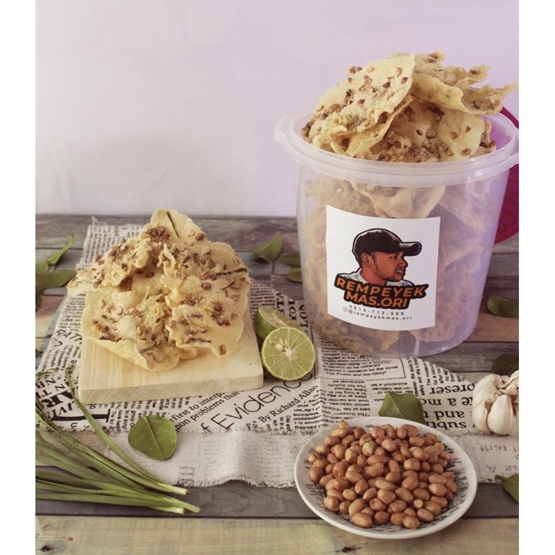 

Rempeyek Mas Ori Handmade Chrunchy Toples 5L