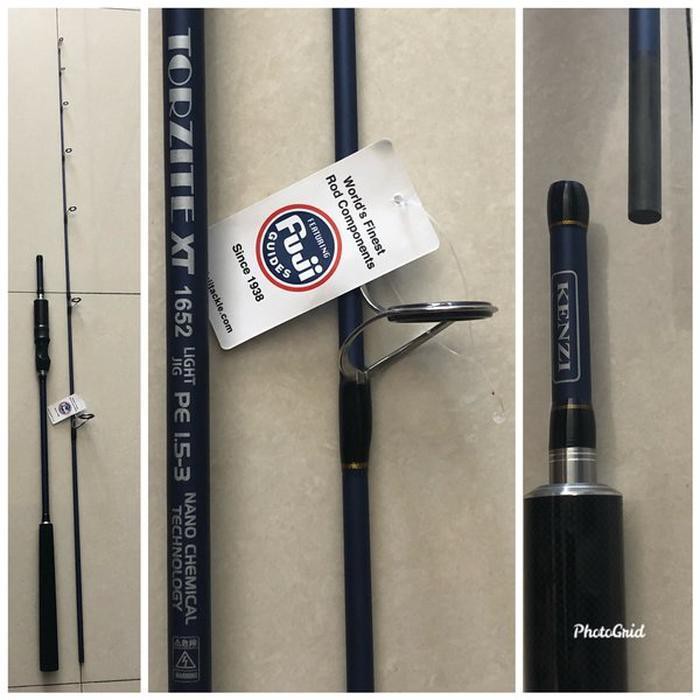 Dijual last stok Joran Jigging Fuji 165 cm Kenzi Torzite XT Light Jig 1652  Diskon