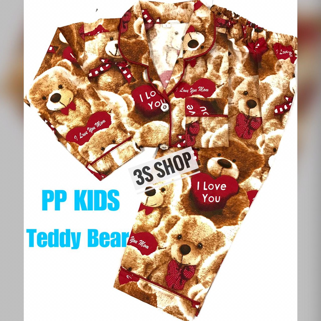 BAJU TIDUR ANAK SETELAN LENGAN PANJANG PP PIYAMA KATUN BAJU TIDUR ANAK SETELAN LENGAN PANJANG PP PIYAMA KATUN