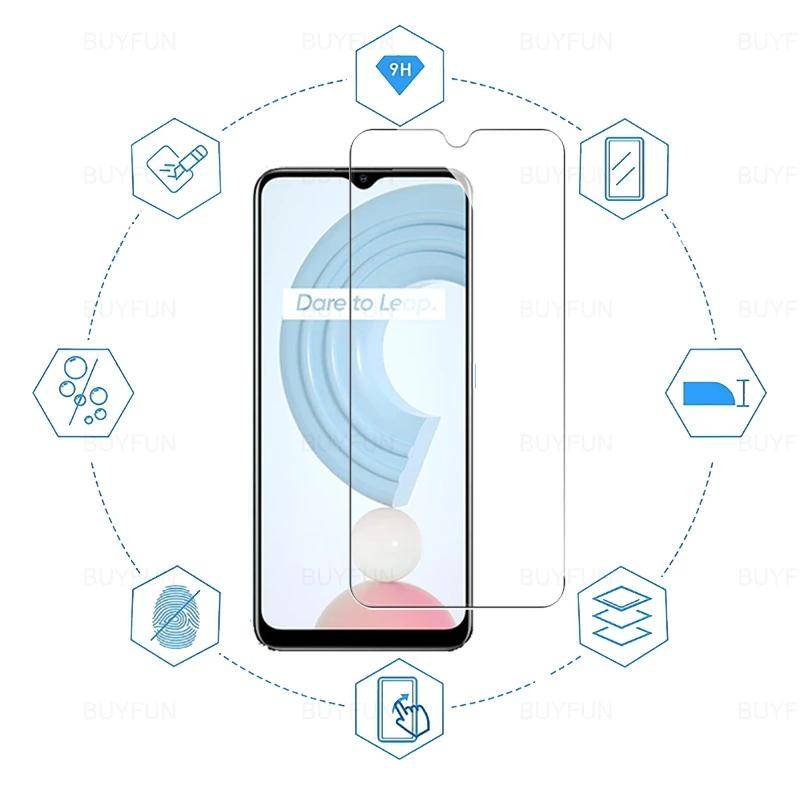 Pelindung Layar Kaca Bening Untuk OPPO Realme C31 C25Y C21 9i 3 C35 c1 c2 c3 c11 c12 C15 2 3 5 6 pro xt x2 5i 5s