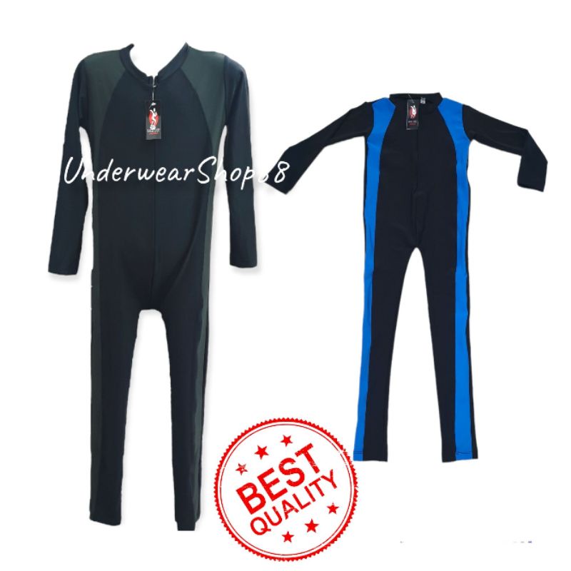 Baju Renang Diving/Selam Panjang/Swimsuit Diving Panjang Anak Kecil dan Tanggung/Baju Renang Selam Panjang Anak/Bahan Lycra Spandek