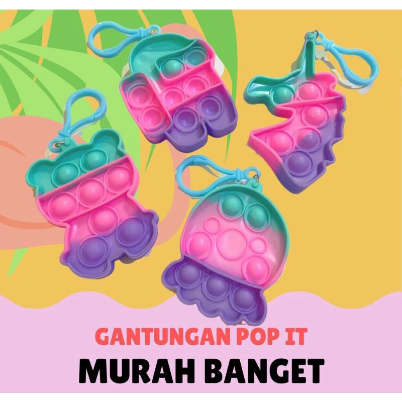 GANTUNGAN KUNCI POP IT ️HOOK CLASP POP IT MINI / GANTUNGAN TAS MINI POP IT