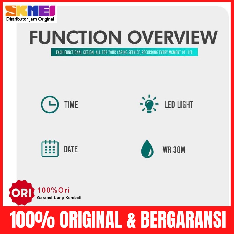 Jam Jm Tangan Tngan Pria Cowok Wanita Perempuan Digital Led Kotak Skimei Skmei Skemei Skymei 1630-7
