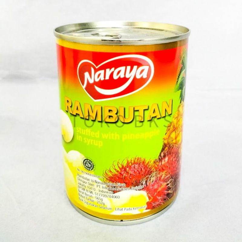 

NARAYA RAMBUTAN KALENG DAN NANAS 250G