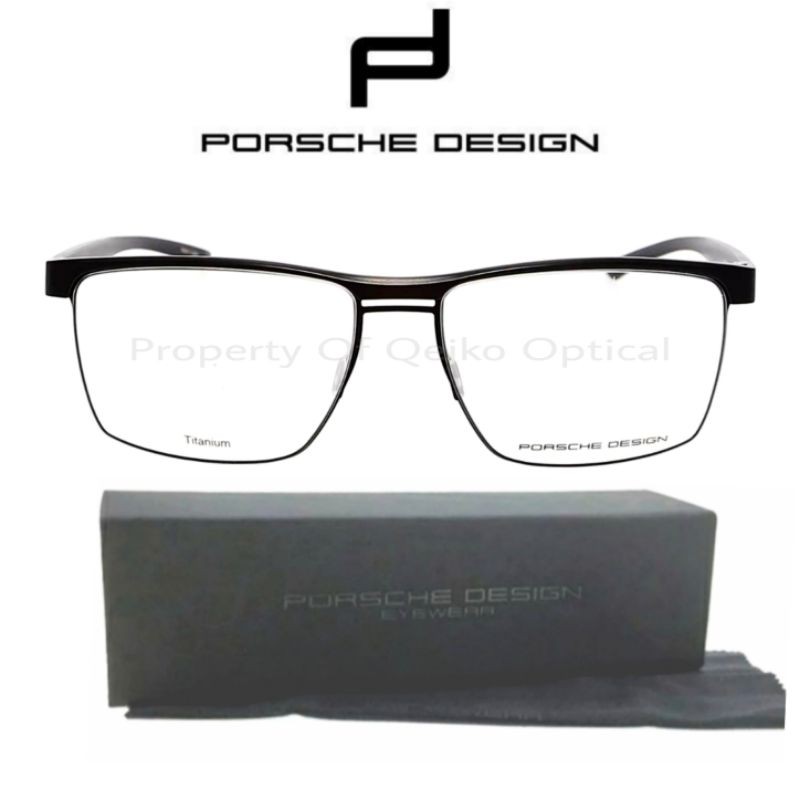 Kacamata Frame Pria Original Porsche Design P8289 A-57 Titanium - Size Lebar