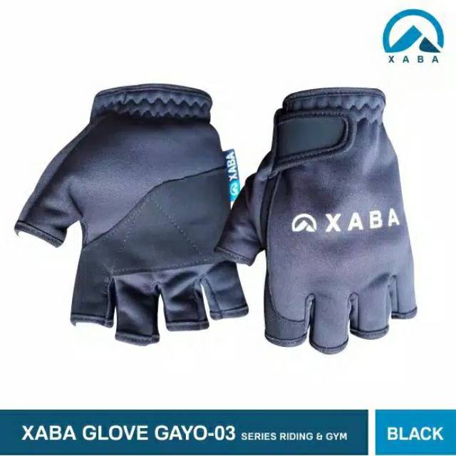 Glove xaba new gayo  03 half finger sarung tangan outdoor sepeda motor gunung riding dan gym fitness