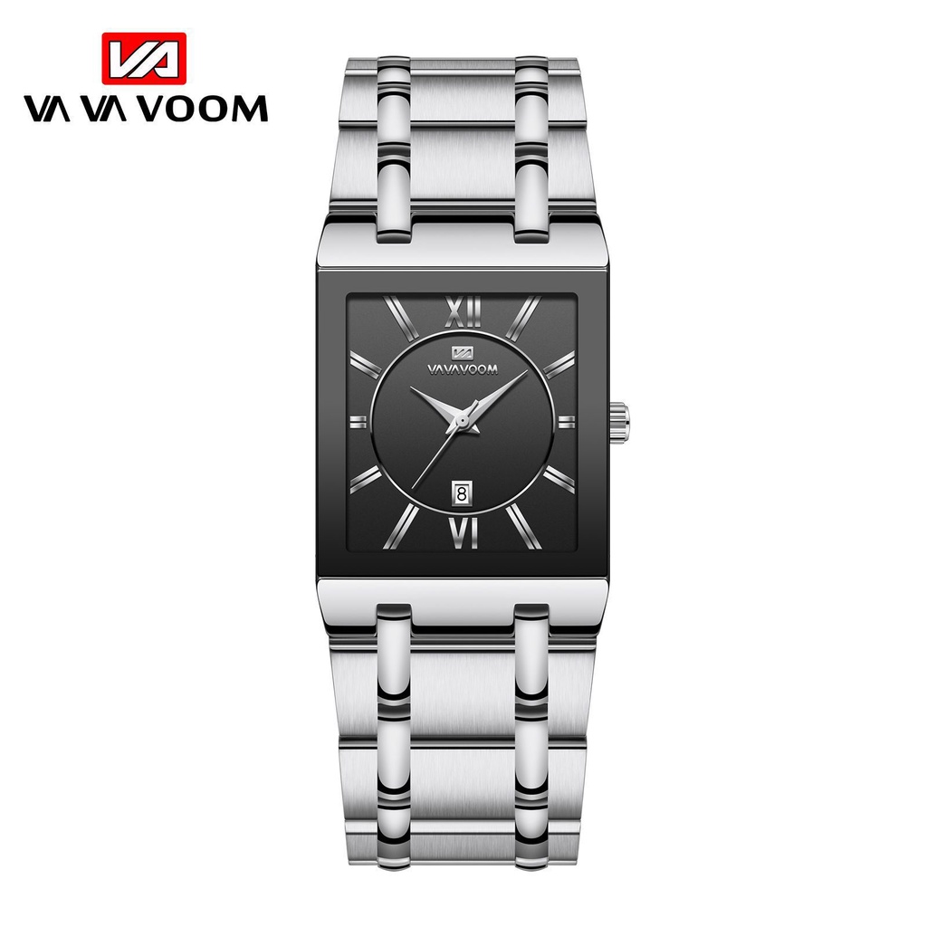 VAVA VOOM 2431 Jam Tangan Pria Tahan Air Stainlees Steel Anti Karat Premium Original